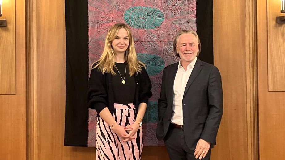 I had a good conversation today with @Kristina_Lunz, co-founder and co-CEO of the Centre for Feminist Foreign Policy @FeministFP. Her team's work brings valuable insights on how foreign policy makers can tackle challenges to equality and peace.