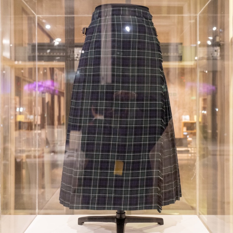 southbankcentre's tweet photo. Our free exhibition Poets in Vogue presents the fashion worlds and poetic work of seven women poets, including a skirt that belonged to Sylvia Plath.