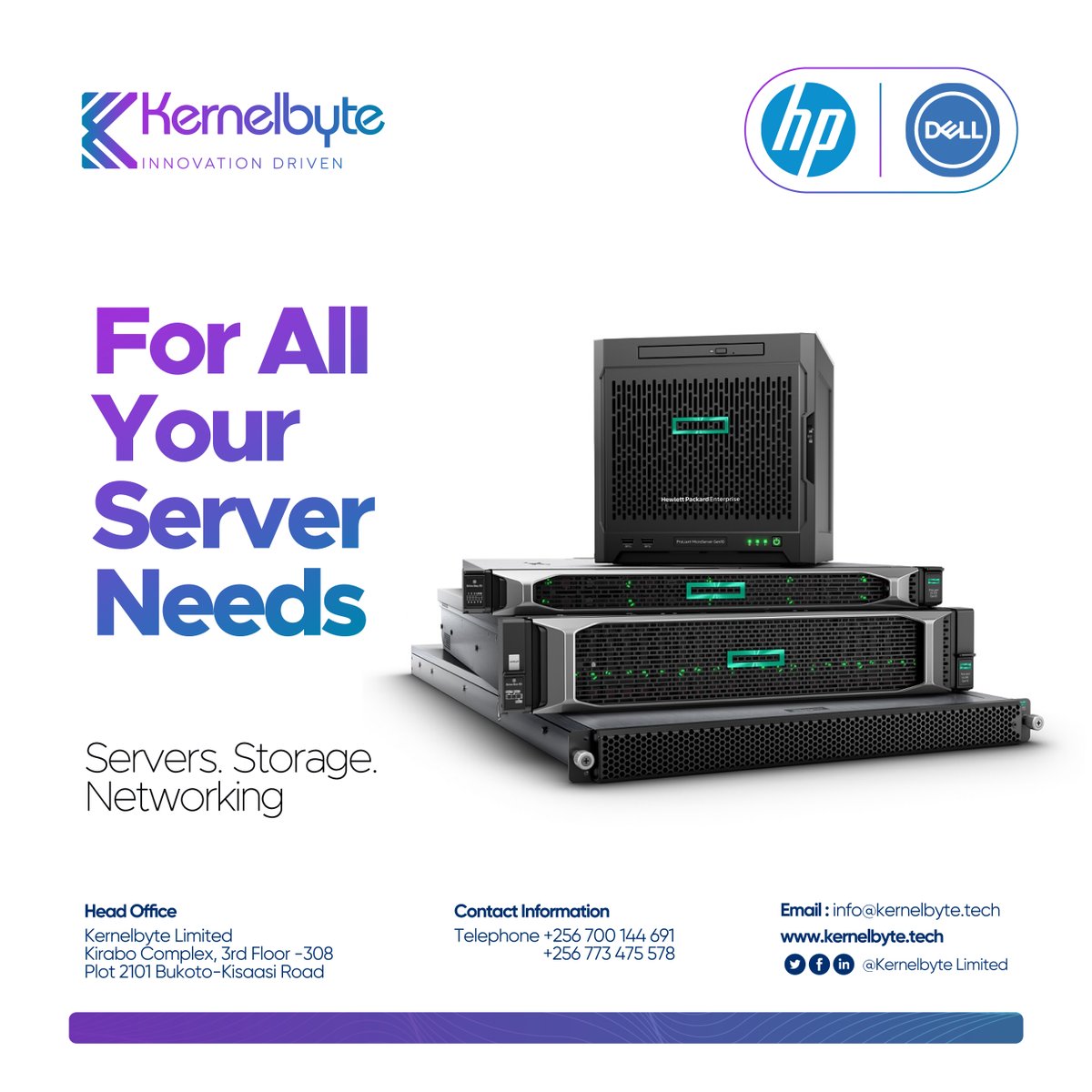 KernelbyteLtd's tweet photo. The heart ❤️of any successful business is powerful computing infrastructure👌Enterprise servers, the backbone of many organizations.
whatsapp: +256771949721
https://t.co/pWF1VcwFtA
#EnterpriseServers #ComputingPower #Productivity #Efficiency #Innovation #kernelbyte_ltd #tech https://t.co/IRPHandzMn
