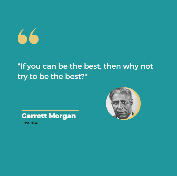 NJFCU's tweet photo. The #quoteoftheweek series for Black History Month this week includes the brilliant inventor himself, Garrett Morgan.✨ If it were not for Morgan's influence the traffic light that we see today on every street would be non existent. 🚦🚗 #garrettmorgan #BlackHistory #njfcu https://t.co/paizfNxxZv