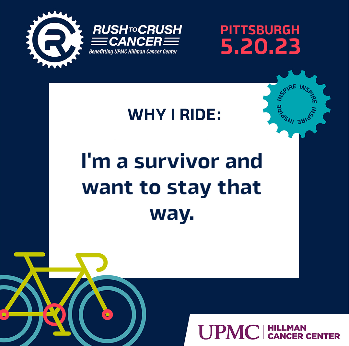 Why do you ride? Head to the Why I Ride page on our site: rushtocrushcancer.org/why-i-ride/ and share your reason for crushing cancer. You can download a graphic to share on your social channels to spread the word about Rush to Crush Cancer! #rushtocrush #r2c #whatsyourwhy #whyiride