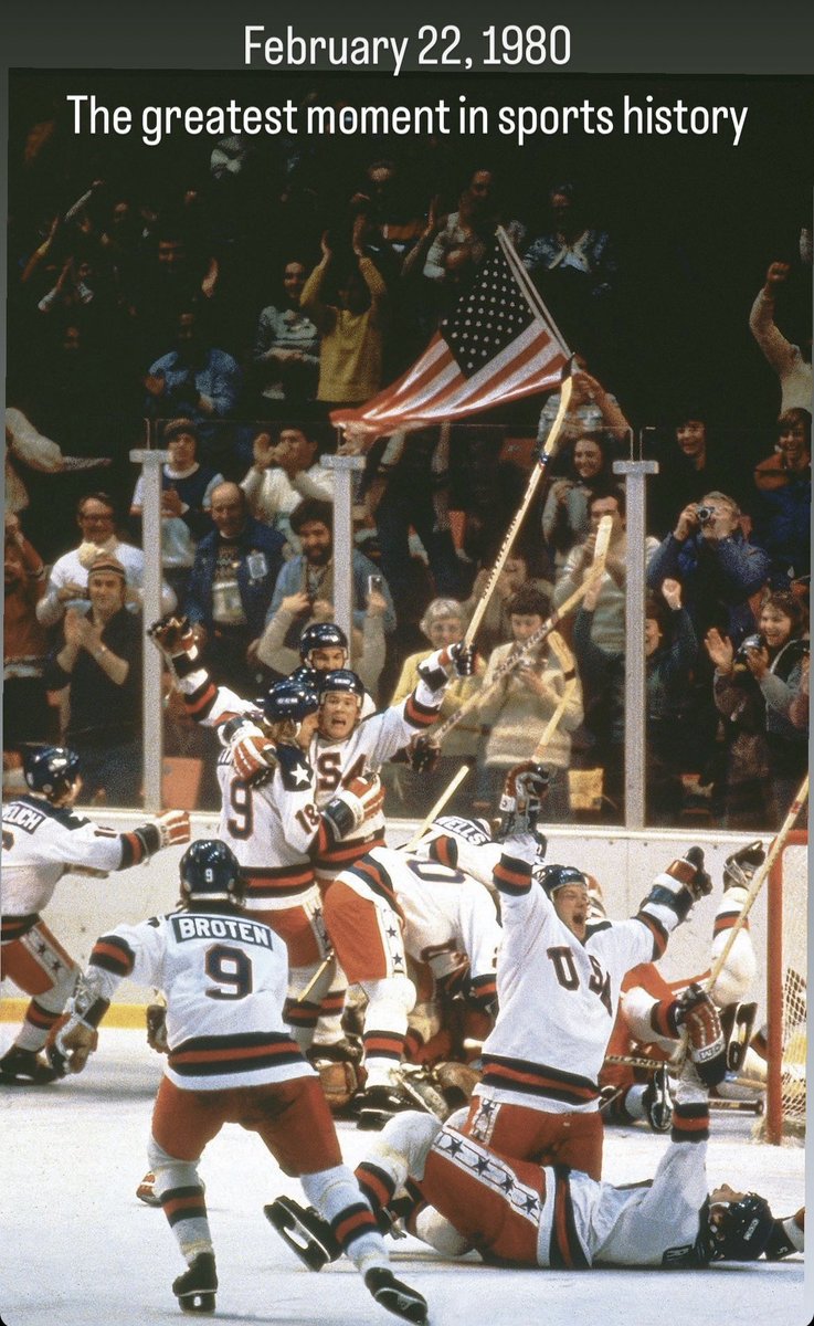 nnhhc's tweet photo. February 22, 1980 marks the greatest moment in sports history for Americans and hockey fans. Do you believe in miracles? https://t.co/mrlUMQBDvv