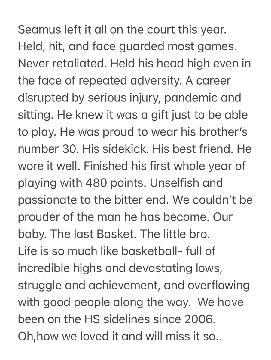 What a great ride it’s been ❤️🏀