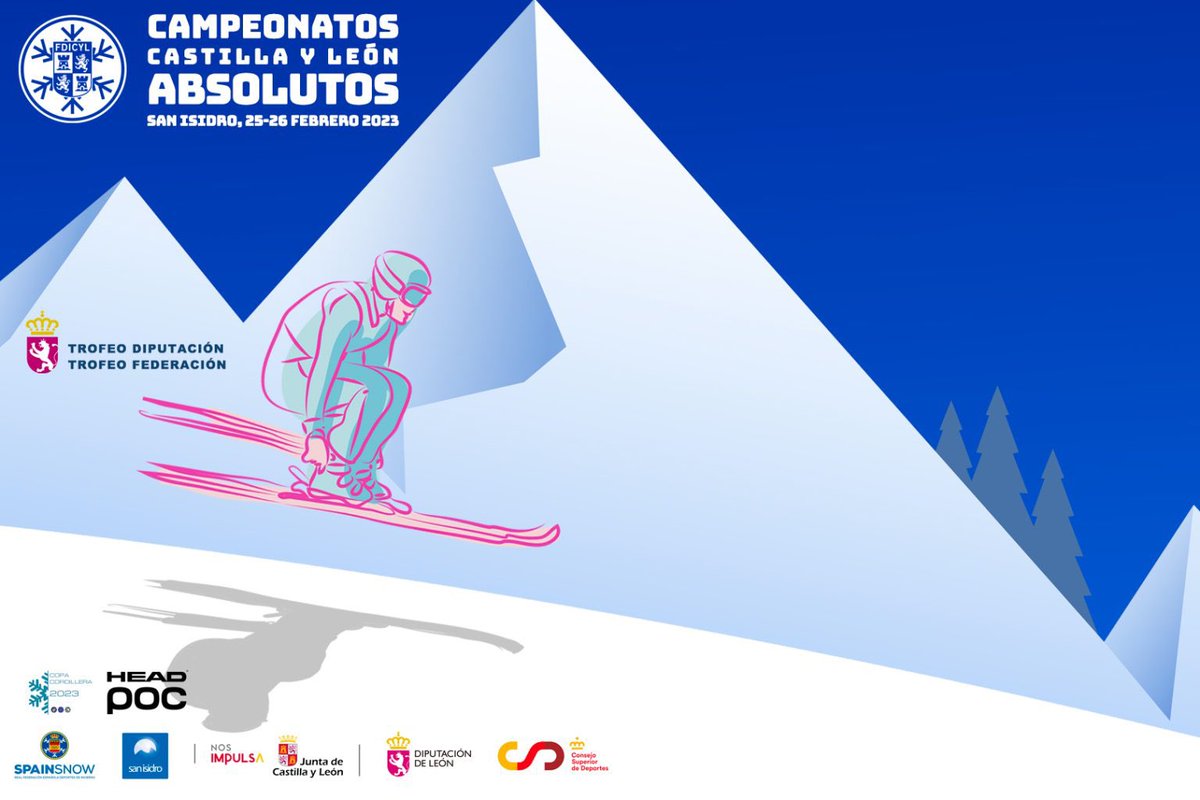 Es el turno para los U18-U21 y Senior en los 🏆 Ctos Absolutos de CyL de Alpino este fin de semana en San Isidro. 🔝😍⛷️

✅ +Info, convocatoria e inscripciones en 👉🏻 fdicyl.es/?p=2176

@RFEDInv @spainsnow @Deportesjcyl @diputacionleon @afedecyl @eisanisidro @sanisidronieve