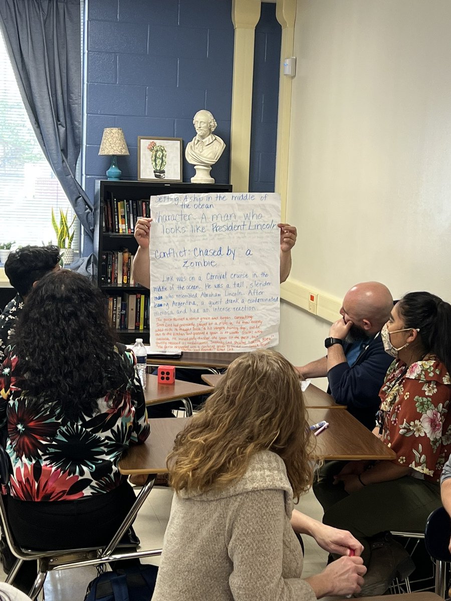 ChristmasELAR6's tweet photo. Great PD on Monday. Loved presenting with @danielleb831 for the first time! #Valestrong. @NISDVale @nisdmsela #creativewriting https://t.co/JMmQZ8U9U8