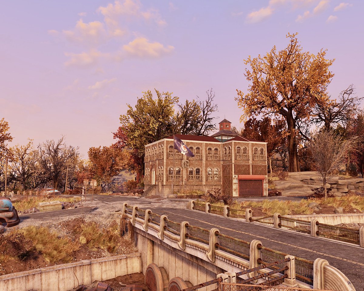 ranger_houston's tweet photo. My in-progress Responderโs Patrol Station. This is just a rough build to get the layout and shape. Gonna adjust some things and finish it tonight.
#Fallout76 #Fallout #Responders #Five0Responders #Morgantown #Falloutcamp https://t.co/j420gt4B5w