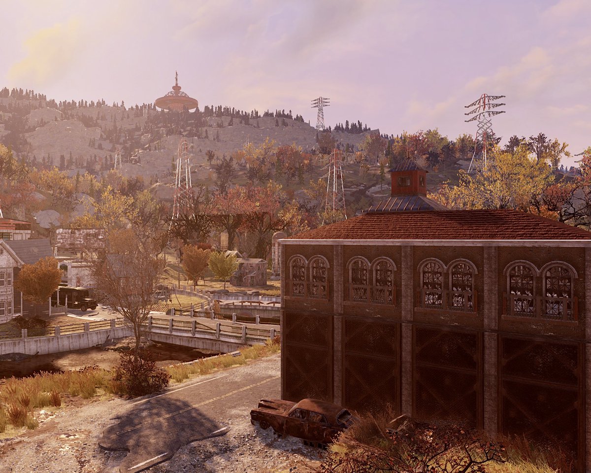ranger_houston's tweet photo. My in-progress Responderโs Patrol Station. This is just a rough build to get the layout and shape. Gonna adjust some things and finish it tonight.
#Fallout76 #Fallout #Responders #Five0Responders #Morgantown #Falloutcamp https://t.co/j420gt4B5w