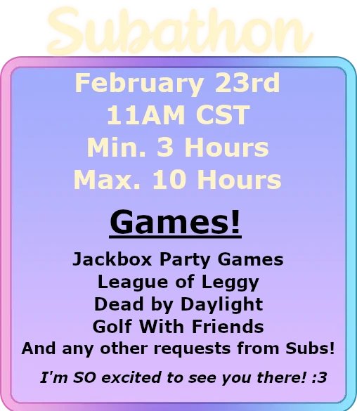 stacisaur's tweet photo. SAVE THE DATE!!!
Tomorrow is the 2nd Annual Birthday Subathon for the Stacisaur Squad on Twitch!!! ❤
Viewer games! Chill vibes!! Birthday celebration!!! Cats!!!! ME!!!!!
Hope to see you there 🙂 ❤ 
https://t.co/M6R8EUaoFS https://t.co/aghDFhZyTe