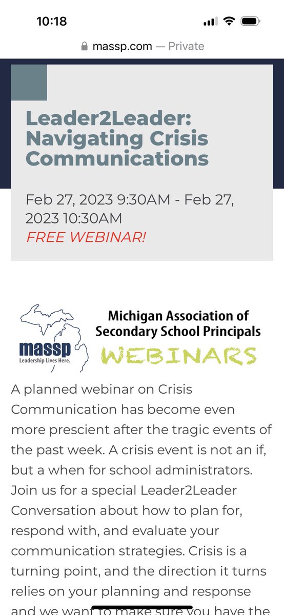 Michigan Principals tweet media