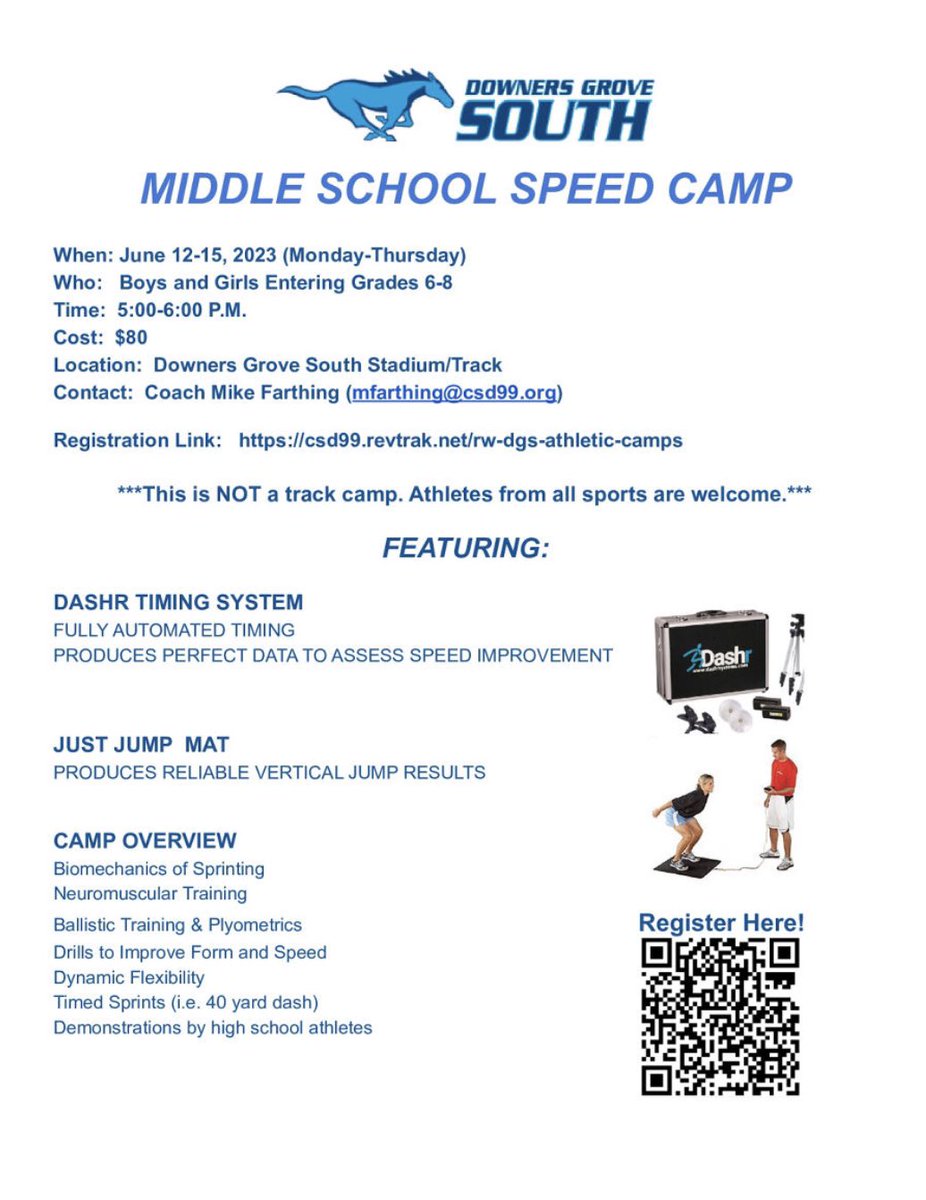 CoachFarthing's tweet photo. Not too early to start thinking about summer camp plans!

The camp in June is focused in teaching sprinting for all sports. Camp in July is specific to football. Boys &amp; girls welcomed to attend! 

Parents &amp; youth coaches encouraged to attend to implement with your own team! https://t.co/T7987K8tPy
