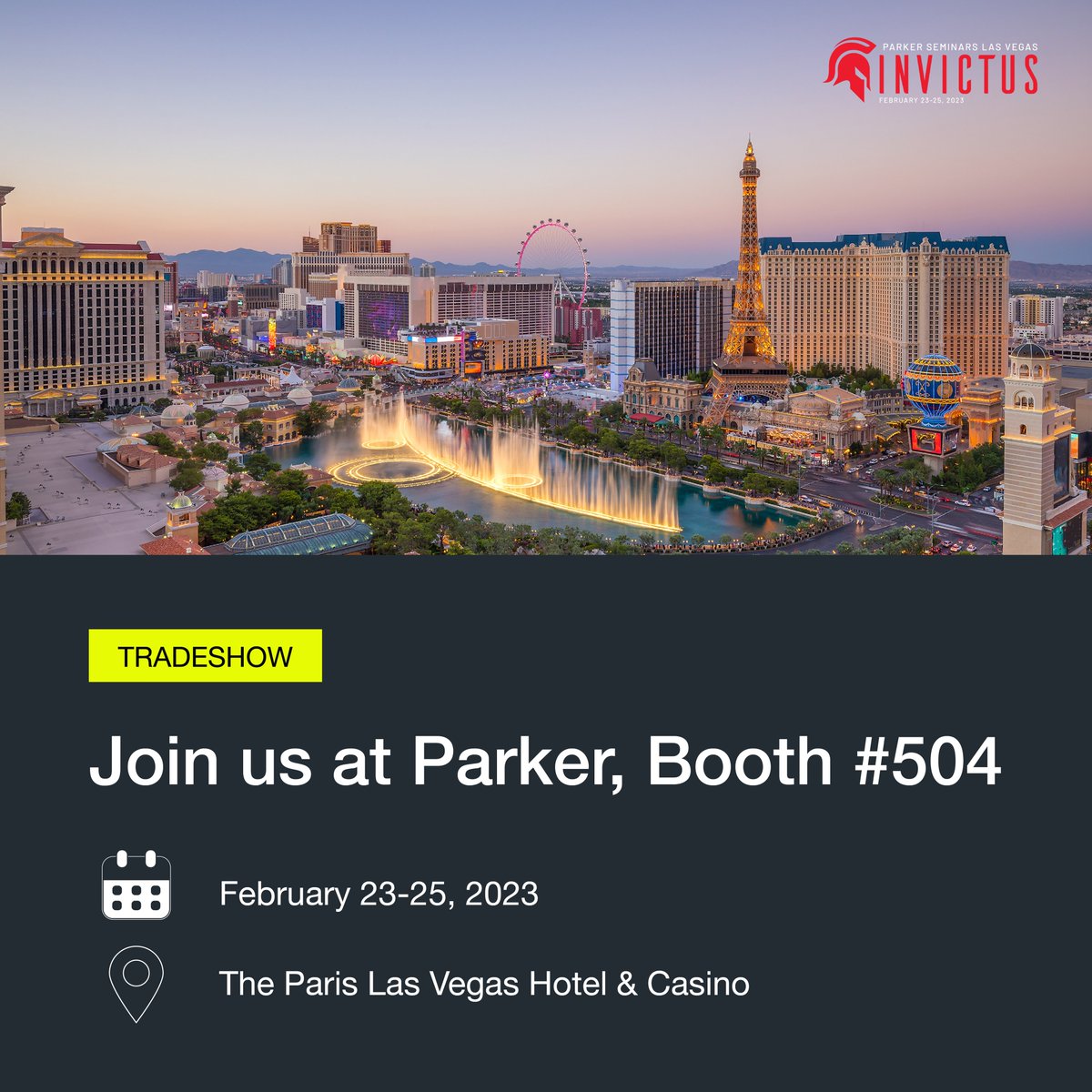 We're in Vegas this week and would love to see you! If you're going to Parker Seminars, stop by booth #504 so we can meet you in person and hand out some awesome Zingit swag.

#parkerseminars #parkerlasvegas