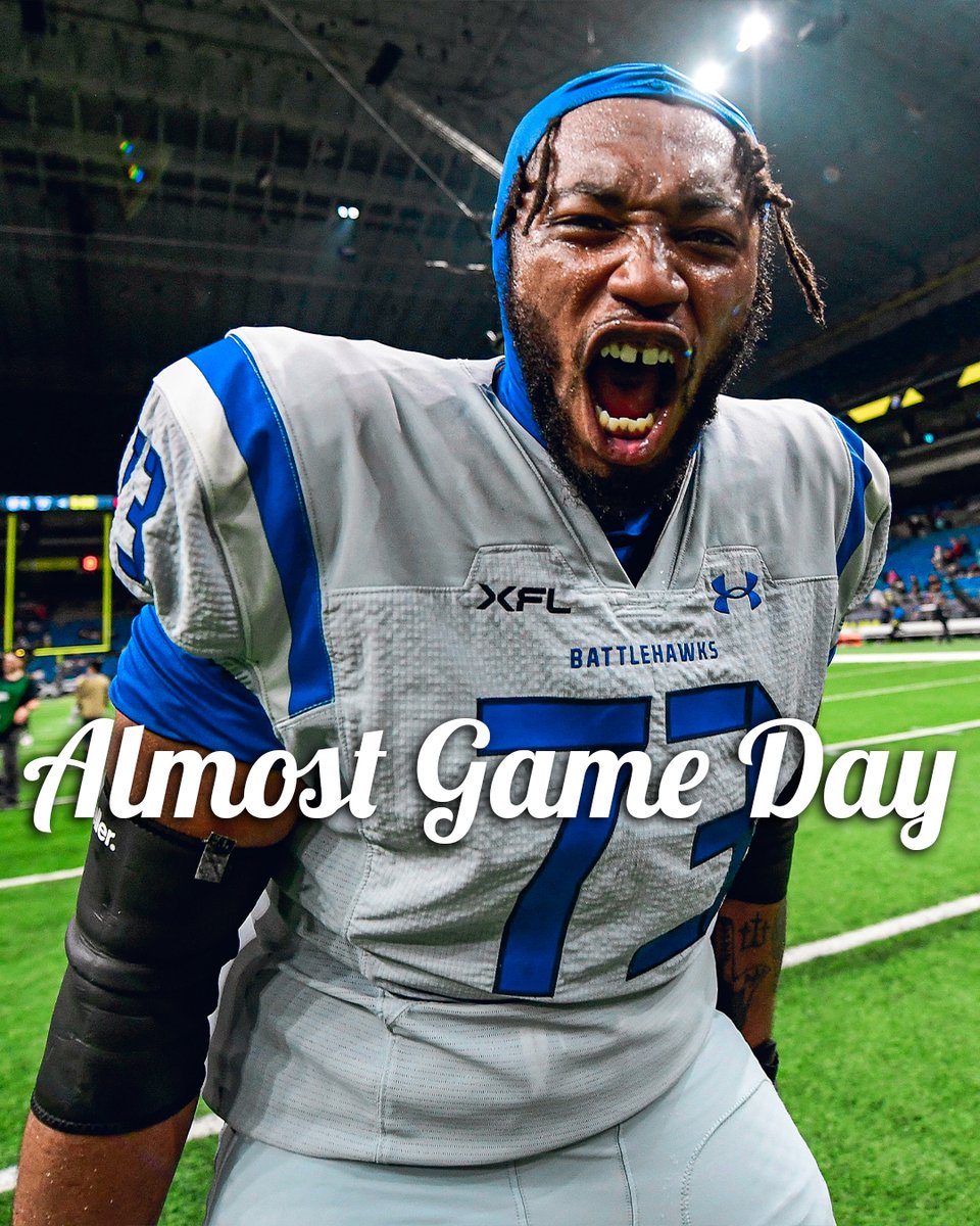 BattlehawksUFL's tweet photo. Say it with us...

🗣️ GAME. DAY. EVE. https://t.co/QQj7UsaXLu