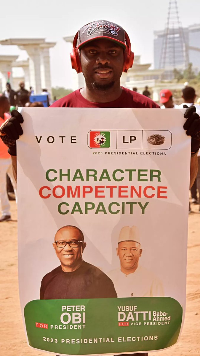 <a href="/PeterObi/">Peter Obi</a> I'm putting my VOTE where my mouth is on Saturday.