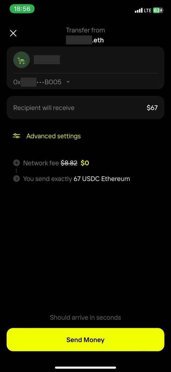 daniel_dhawan's tweet photo. @leto_xyz's UX of USDC transfers is next-level 
and unmatchable:
- two clicks to send
- didn't have ETH to pay gas, just USDC (first 10$ free)
- magic USDC approval with Face ID signature
- didn't check chains
- had all my contacts: didn't double-check the address https://t.co/qD2ugqVkzZ