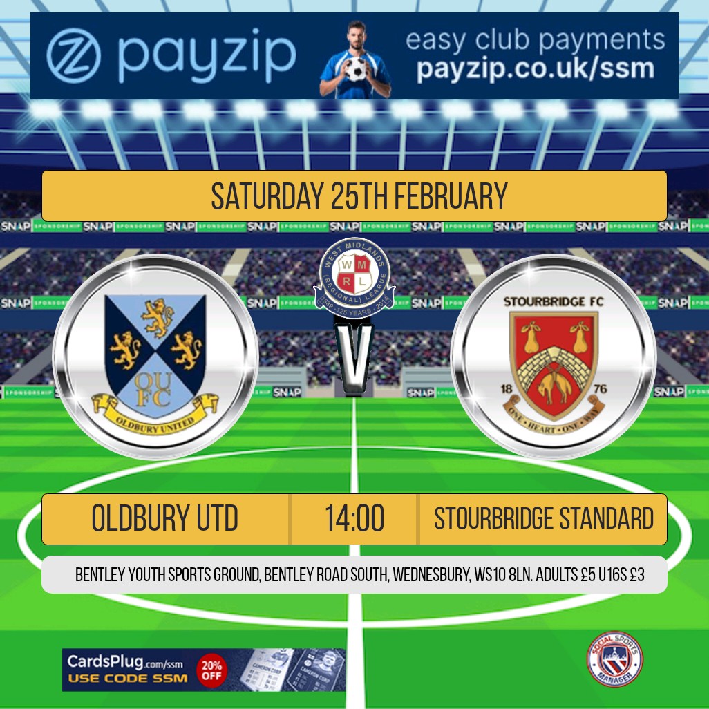 Game this week against @Stourbridge21 probably the best team we've played all season. Going to be a very tough game for us considering our current form. Get down and support the boys in Blue. #UTO #OUFC 💙