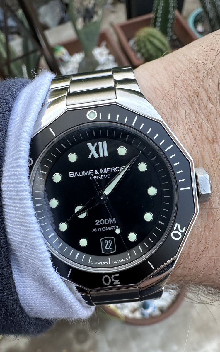 clickandcaliber's tweet photo. Baume &amp; Mercier Riviera 65625 #baumeandmercier #baumemercier #clickandcaliber #watchuseek #watchcollector #watchcollection #watchesofinstagram #wristcheck #wristwatchcheck #watchaddict #watchnerd https://t.co/qtOzjV6SO4