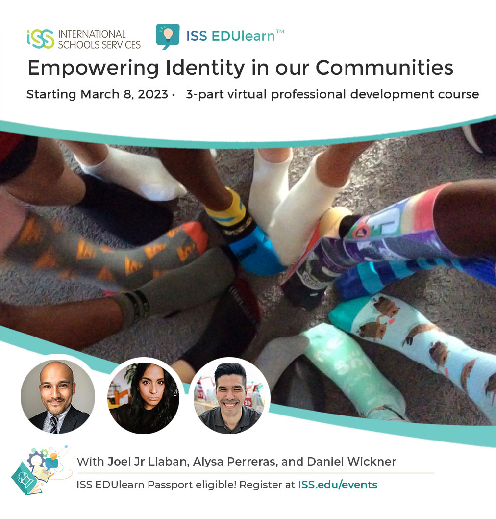 International Schools Services (ISS) (@isscommunity) on Twitter photo Starting March 8: Transform your community to be more inclusive, equitable, and empowering for marginalized identities. Register at iss.education/3Sjgl2E to join experts <a href="/JoelJrLLABAN/">Joel Jr Llaban</a>, <a href="/PerrerasAlysa/">Alysa Perreras</a> & <a href="/DanielWickner/">Daniel Wickner</a> for a 3-part exploration! #ISSedu #DEIJ #IntlEd Starting March 8: Transform your community to be more inclusive, equitable, and empowering for marginalized identities. Register at iss.education/3Sjgl2E to join experts <a href="/JoelJrLLABAN/">Joel Jr Llaban</a>, <a href="/PerrerasAlysa/">Alysa Perreras</a> & <a href="/DanielWickner/">Daniel Wickner</a> for a 3-part exploration! #ISSedu #DEIJ #IntlEd