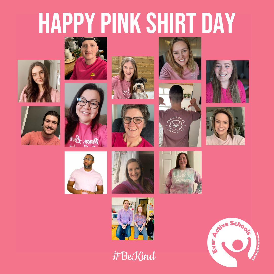 EverActiveAB's tweet photo. Happy #PinkShirtDay! Being kind to others and creating a positive environment go a long way in preventing bullying. Take a stand, get involved, and let's put an end to bullying!⁠

#bekind https://t.co/wOxYOoQQIJ