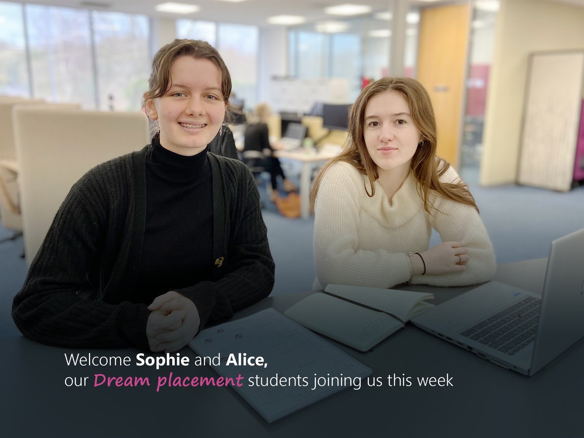 Welcome to sixth-formers, Sophie and Alice, who are at our Herdus office this week for #DreamPlacement, as part of <a href="/CentreforLP/">Centre for Leadership Performance</a>, getting a first hand look at our nationally important mission #futures #leadershipdevelopment #dreamplacement2023