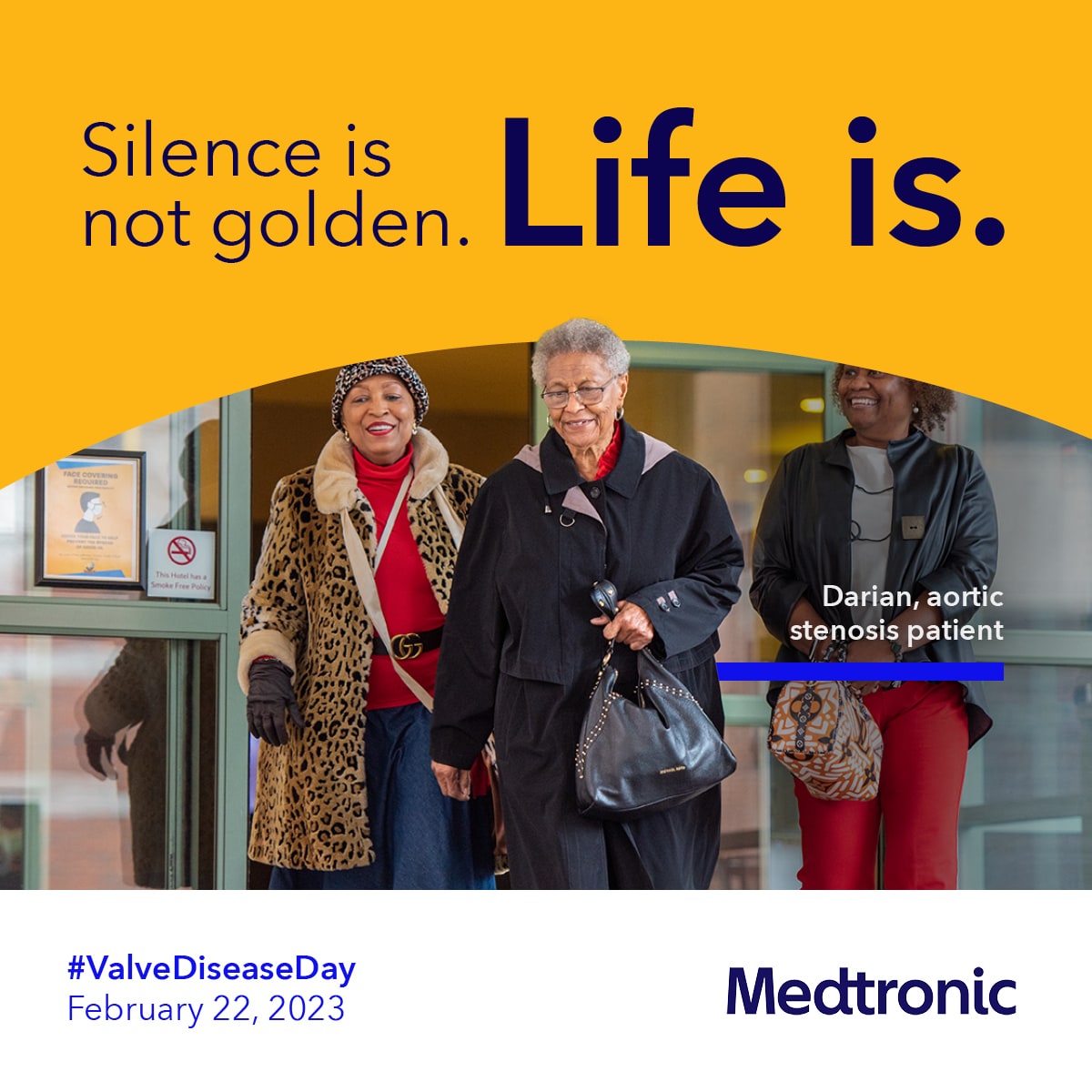 MDT_StructHeart's tweet photo. Today is #ValveDiseaseDay. Empower your patients to speak up about their symptoms - it could save their life! Download this handy symptom monitoring checklist you can share with them. Silence is NOT golden. https://t.co/XygC9bAiGO https://t.co/OAhseSCVSx
