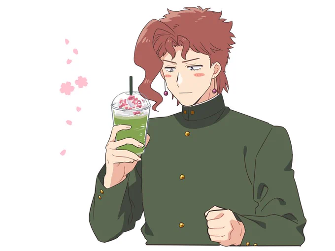 ピンク×緑かわいい。 