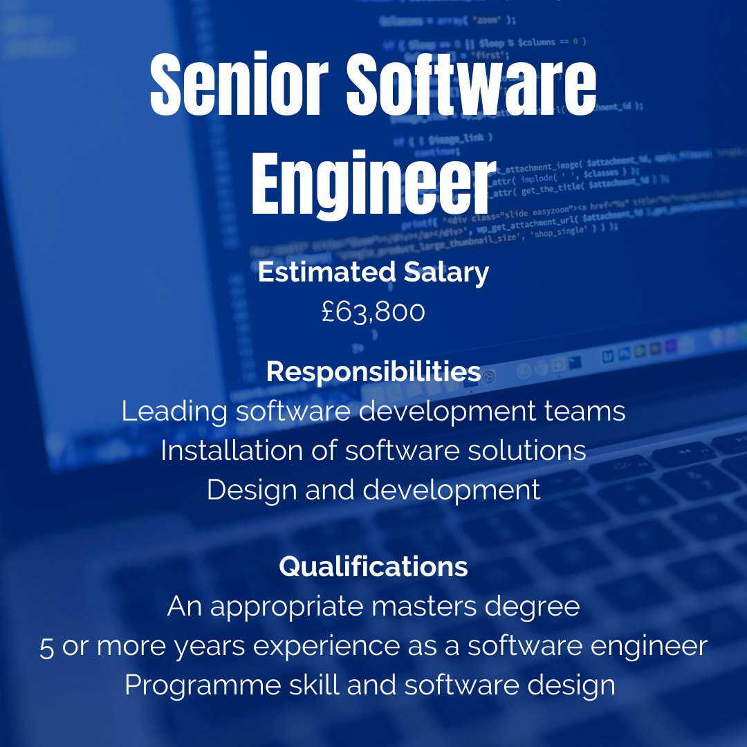 AdditionRecruit's tweet image. 💸Top 5 Paying IT Jobs In The UK 2023💸

Do you think you could take on one of these roles?

Check out our exciting new positions on Reed: reed.co.uk/jobs/addition-…

Source: information-age.com/highest-averag…

#highestpayingjobs #ITjobs #additionsolutions