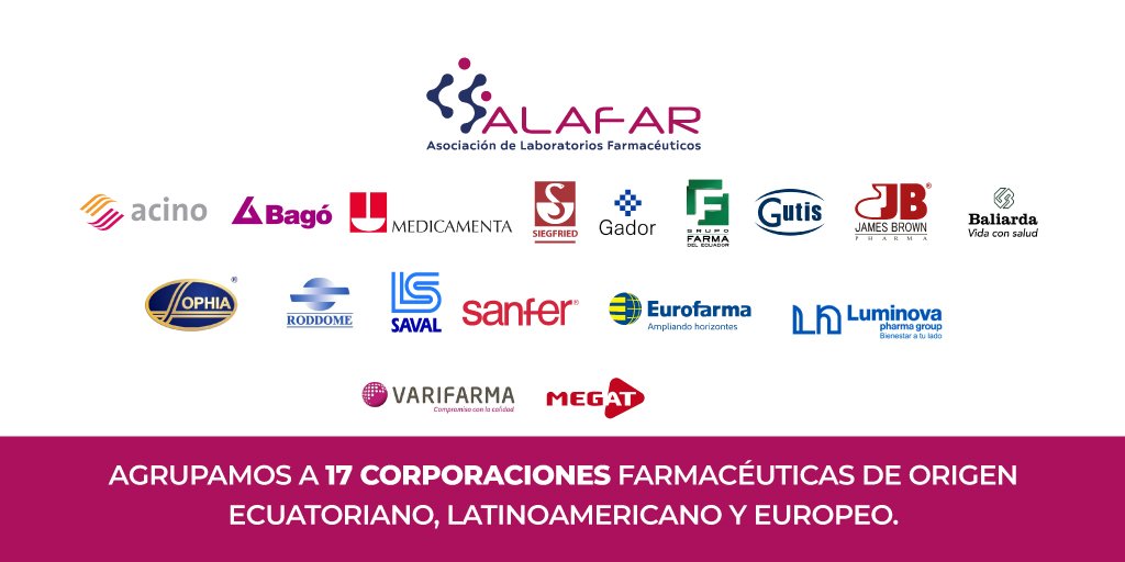alafar_ecuador's tweet photo. ✅ Las corporaciones integradas a #Alafar producen medicamentos disponibles y accesibles, garantizando su calidad a través de factores como bioequivalencia y biodisponibilidad 🔝 https://t.co/Is06YxfeVN