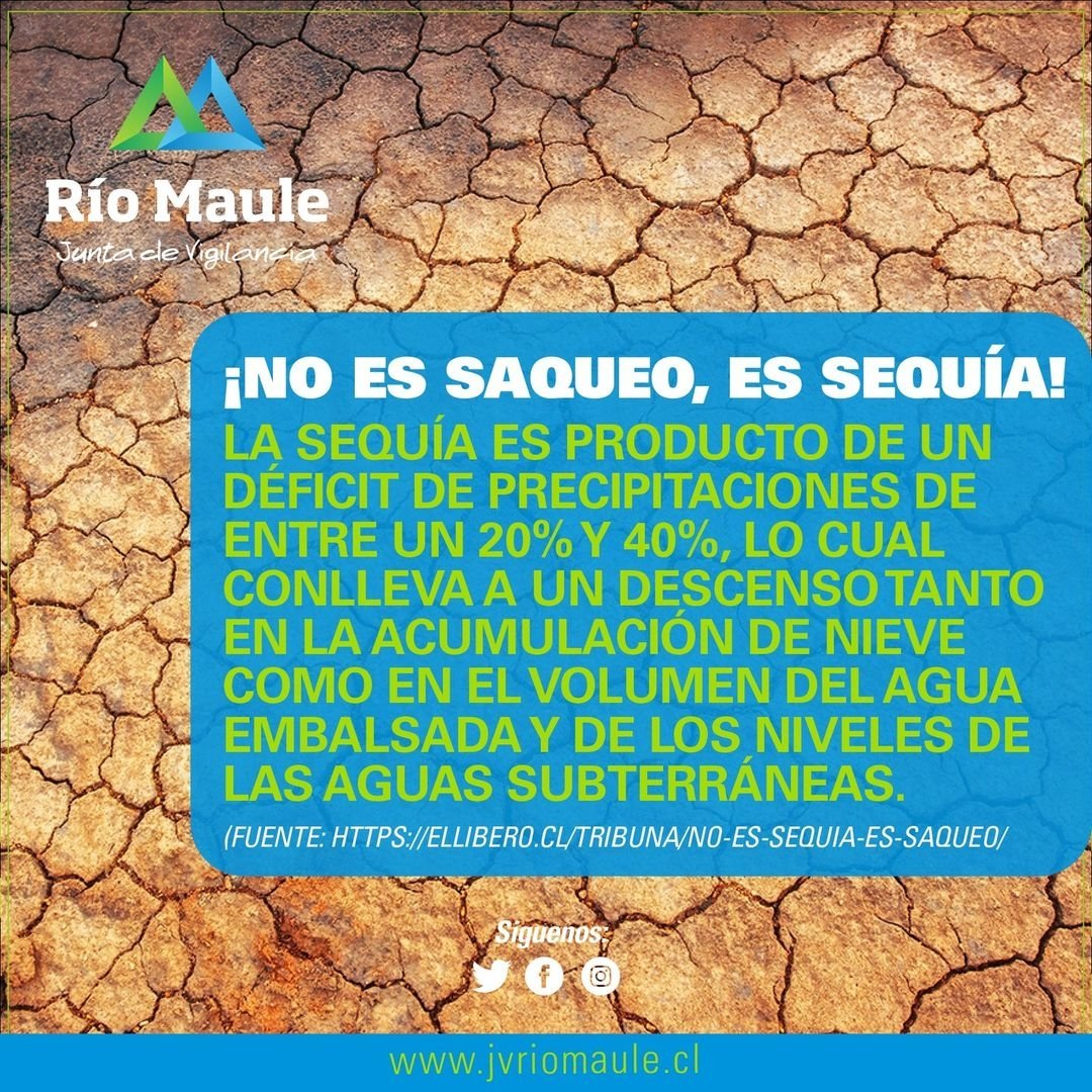 JVMRioMaule's tweet photo. 💦 Llevamos semanas hablando del cambio climático y las implicancias que ha tenido en nuestra agricultura 👩🌾. Hoy comenzamos una nueva campaña que hemos denominado “ No es saqueo, es esquía”. En los siguientes post te la iremos explicando👋.
#jvrm #agricultura #agua #riego https://t.co/Ci4eAvGHq1