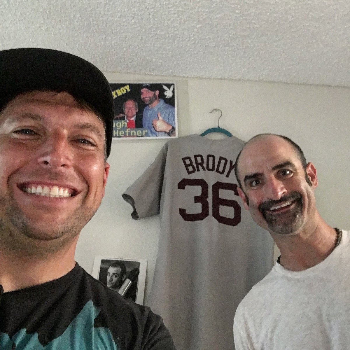 chadzumock's tweet photo. Got the call from Sam Tripoli at 2:55pm while I was at @SIRIUSXM in LA four years ago today.
@BrodyismeFriend https://t.co/PFmBohiibM