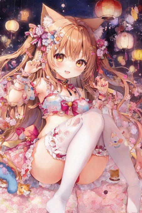 ラッキーキャット
#猫の日2023 
 AI 