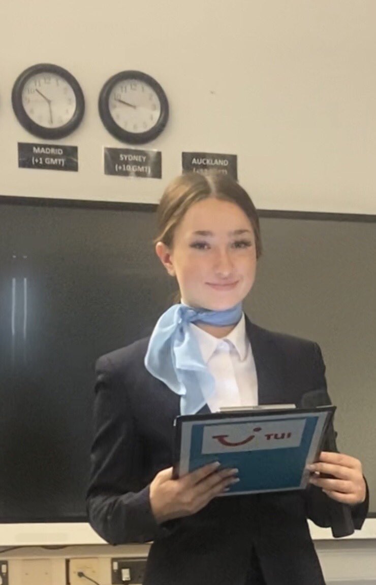 BTAExeColl's tweet photo. Yesterday we held a mock assessment day for L3 Travel &amp; Tourism students @FSCExeter. We put our future Cabin Crew, Holiday Reps and Travel Agents to the test for Unit 3 Career Opportunities @NCFE.  A BIG THANK YOU to Lauren @HaysTravel for interviewing our future travel agents. https://t.co/vwqQdfz07U