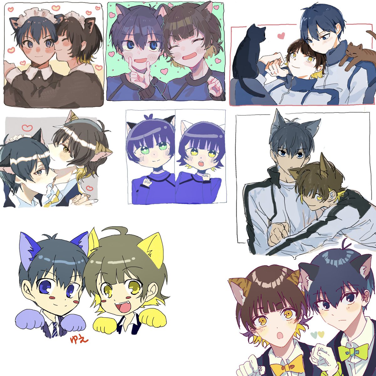 isbc絵チャした‼️可愛すぎるので見て💚💛 