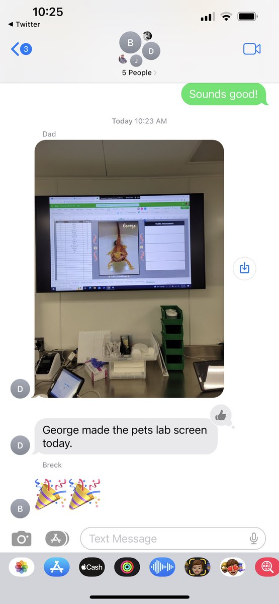 ReneeToole's tweet photo. My dad being proud of my nephew’s bearded dragon is something I did not see coming https://t.co/tRRqtpFSxq