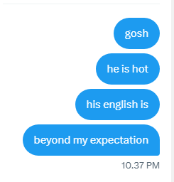 husna ☠🌪️ on Twitter: "Me to ueda's english just now in his ig live"