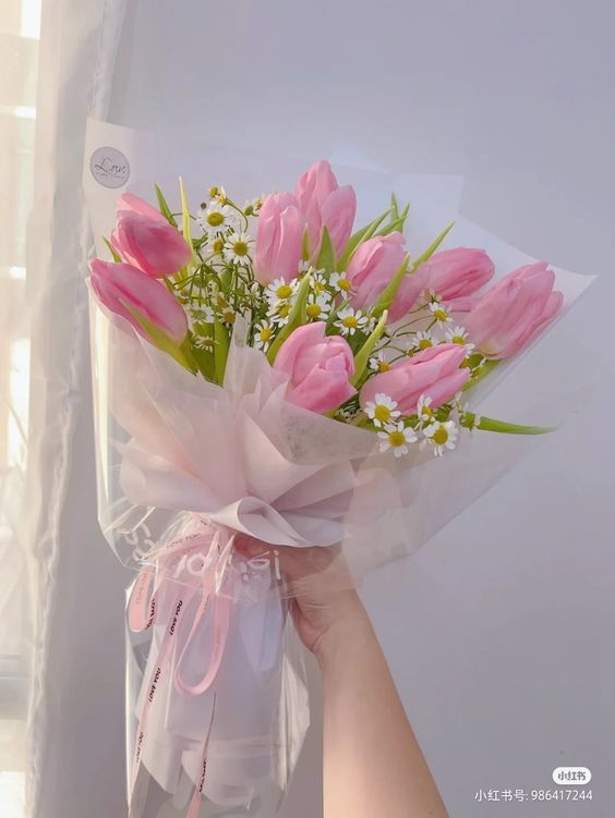 lavieestbelIe's tweet photo. Tulip and daisy bouquets https://t.co/uNwCP3Nw0N