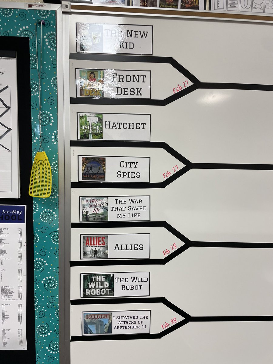March “Book” Madness begins Monday in ELA! Cannot wait to see which amazing title wins this year. We have a great line up!!! #WeAreEMS #EudoraProud