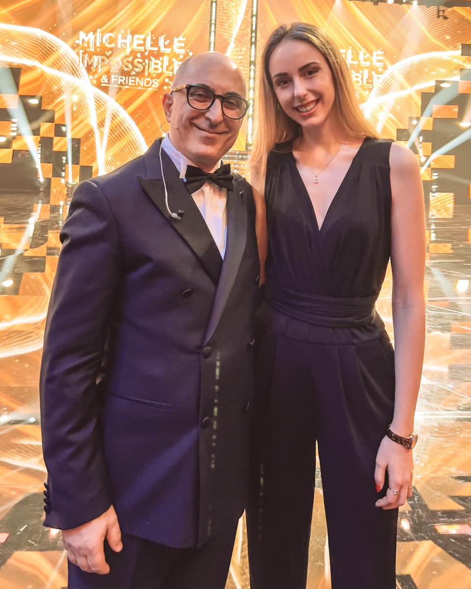 gretaraymusic's tweet photo. Questa sera tutti collegati su Canale 5 per “Michelle Impossible”! ✨
Grazie a tutto lo staff per l’invito e la bellissima accoglienza ❤️
Gre.
•
#gretaray #gretarayofficial #michellehunziker #michelleimpossible #canale5 #mediaset #tv #programmatv #artist https://t.co/Tp8iKbFqUf