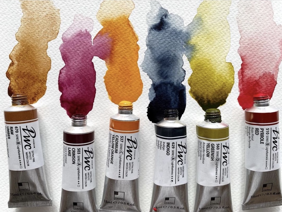 shinhancolor's tweet photo. Raw Umber, Lake Crimson, Cadmium Yellow Orange, Indigo, Greenish Yellow, and Pyrrole Red of our PWC Premium Water Color.
Photo by @inisflowers via IG
#ShinHanArt #ShinHanPWC #watercolor #watercolorpainting #art #paintingoftheday https://t.co/5p0jclqMls