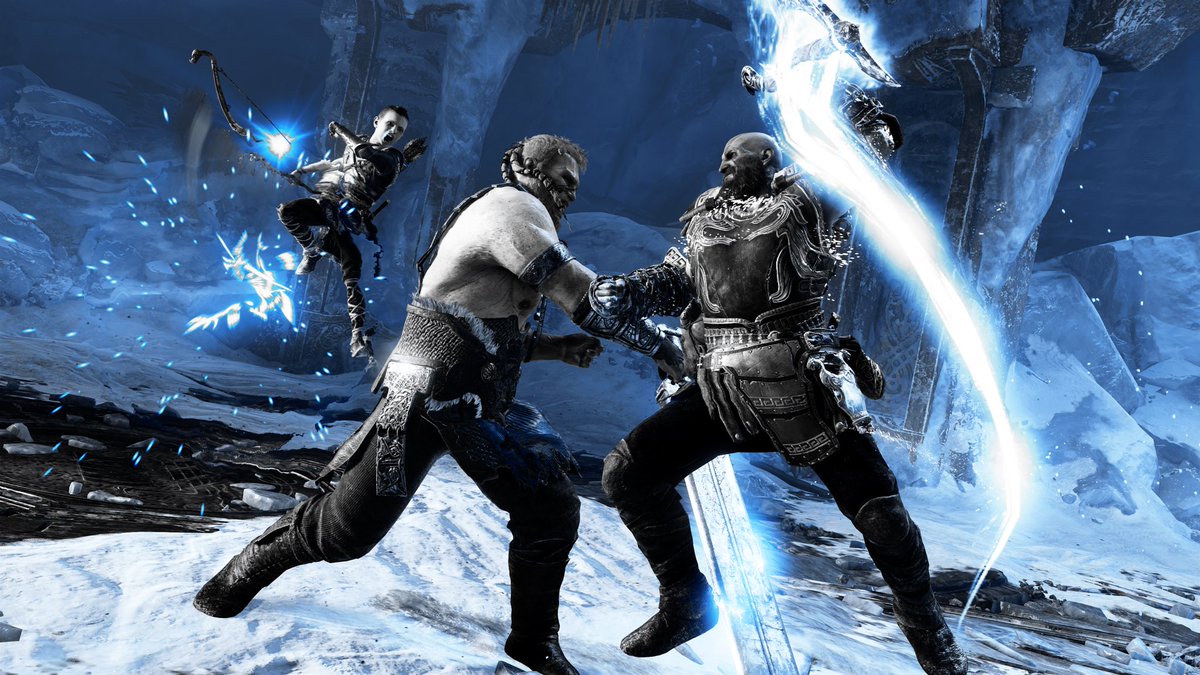CapnCrispy's tweet photo. Back when it was just Kratos and Boi 

🎮#GodofWar 
📸#VirtualPhotography 
❄️#Kratos #Atreus #VPRT https://t.co/DUYVaRBZBY