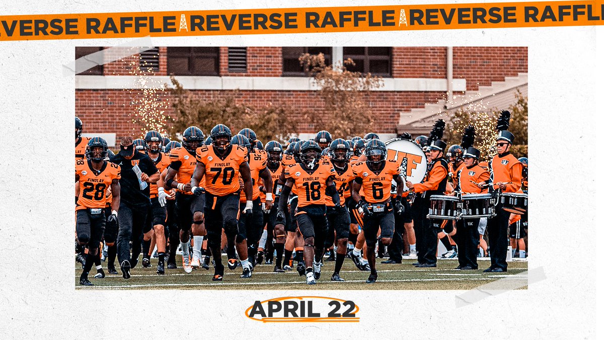 As part of the annual Spring Game weekend, our football program will again be holding a reverse raffle with a $10k prize.

Information on the event can be found below: 

🏈: athletics.findlay.edu/sports/fball/2…