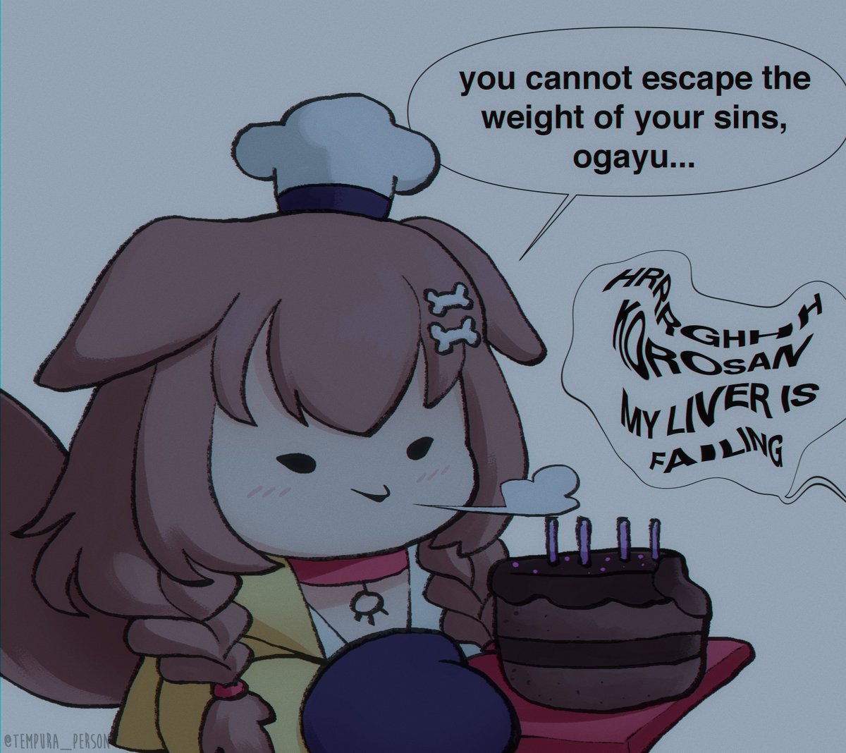 happy birthday, ogayu!!
#できたてころね  #絵かゆ 