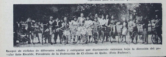 KamchatkaEc's tweet photo. Fotografías del Club de Ciclismo de Quito, en la Revista Línea, 1941. https://t.co/6xKB7mtexA