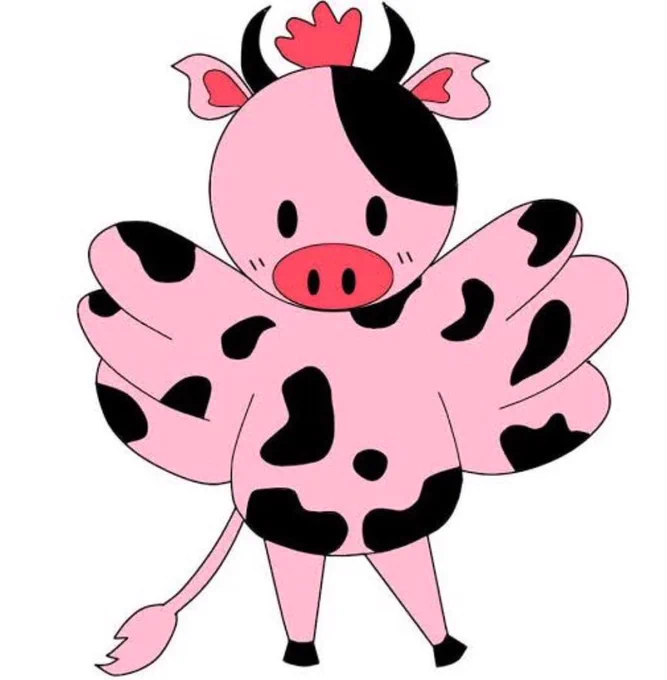 Kokemobu, a mix of a cow, a pig, and a chicken, is a mascot from Kagoshima, Japan. 