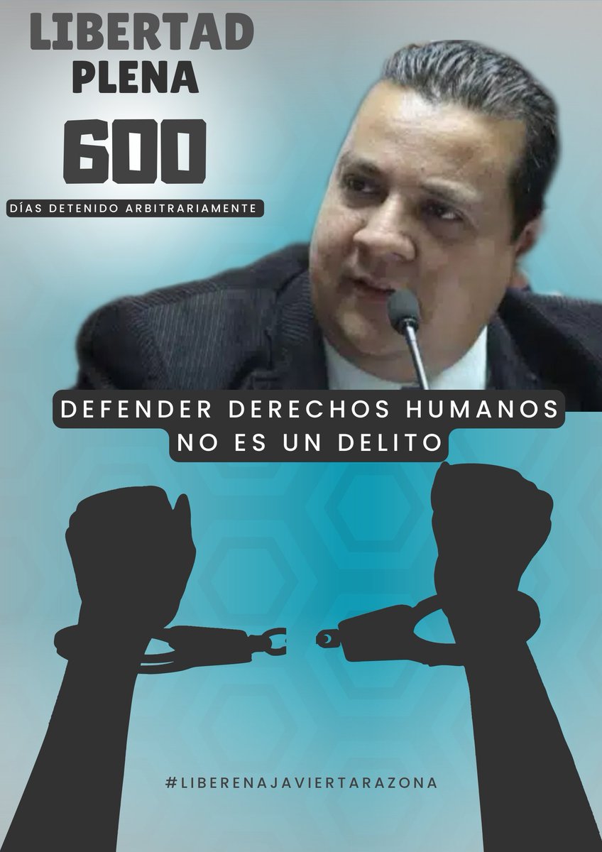 AlexisFRamosP's tweet photo. #22Febr Son 600 días en las mazmorras del régimen que tiene @javiertarazona su único delito alzar la voz por la defensa de los derechos humanos en Vzla. Exigimos su Libertad así como también de los demás #PresosPoliticos https://t.co/d3X6JnMFFE