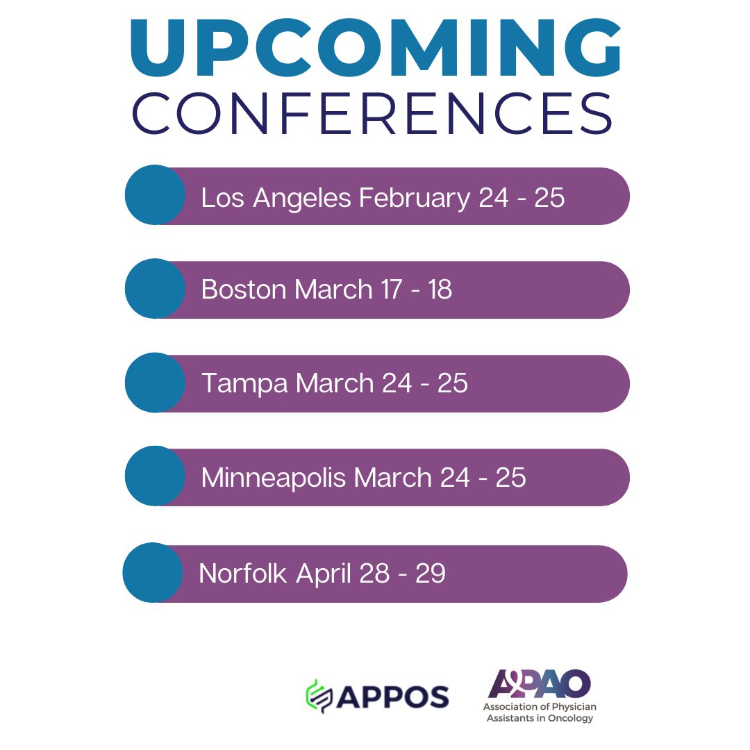 APAOnc's tweet image. APP Oncology Summits are developed with and for advanced practice providers including nurse practitioners (NPs), physician assistants (PAs), and pharmacists (and RNs).