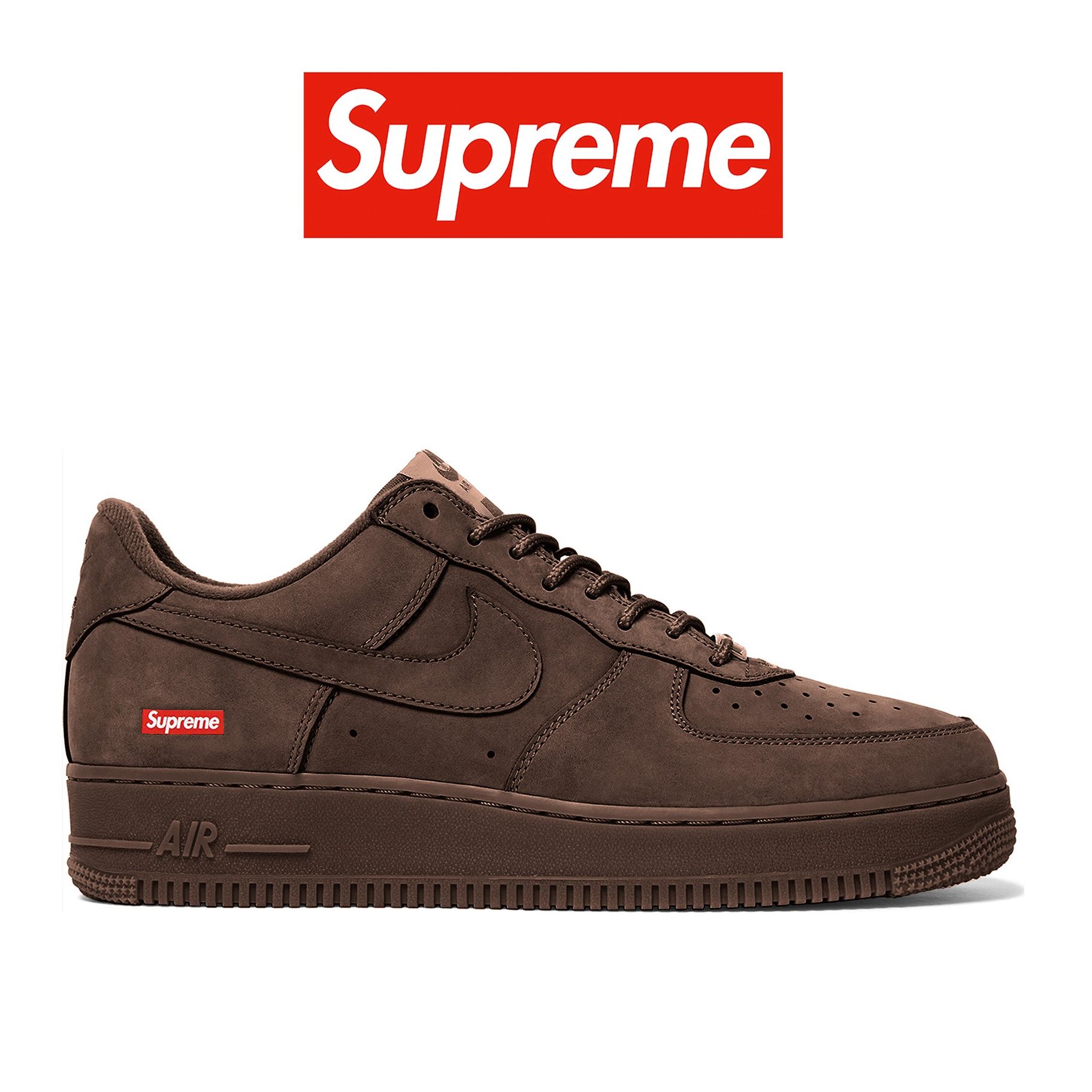 Supreme Nike Air Force 1 Low Baroque Brown CU9225-200