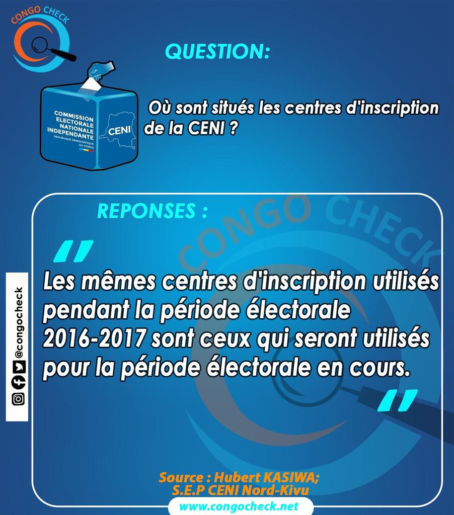 CheckCongo's tweet photo. C'est les mêmes centres d'enrôlement utilisés par le passé qui sont utilisés par cette année #ElectionsRDC2023 https://t.co/B1w3TRJuv9