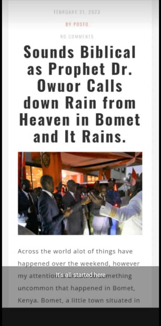 DcLitunda's tweet photo. Do you understand that we are in The End Times? And JESUS is coming

If not, I invite you to follow The MIGHTIEST PROPHETS OF JEHOVAH

The PROPHETS who are spearheading The End-Time Revival and GOD has proved this, recently praying for rain in the dry Kenya  &amp; #TheHeavensAreOpen https://t.co/lhPQy4fQhI