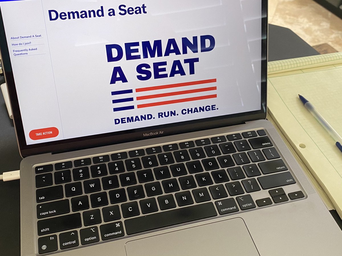 Excited to join the largest cohort of #DemandASeat ever! After years of volunteering on campaigns, I can’t wait to learn what it takes to run one. Thanks for the opportunity @MomsDemand and @Everytown