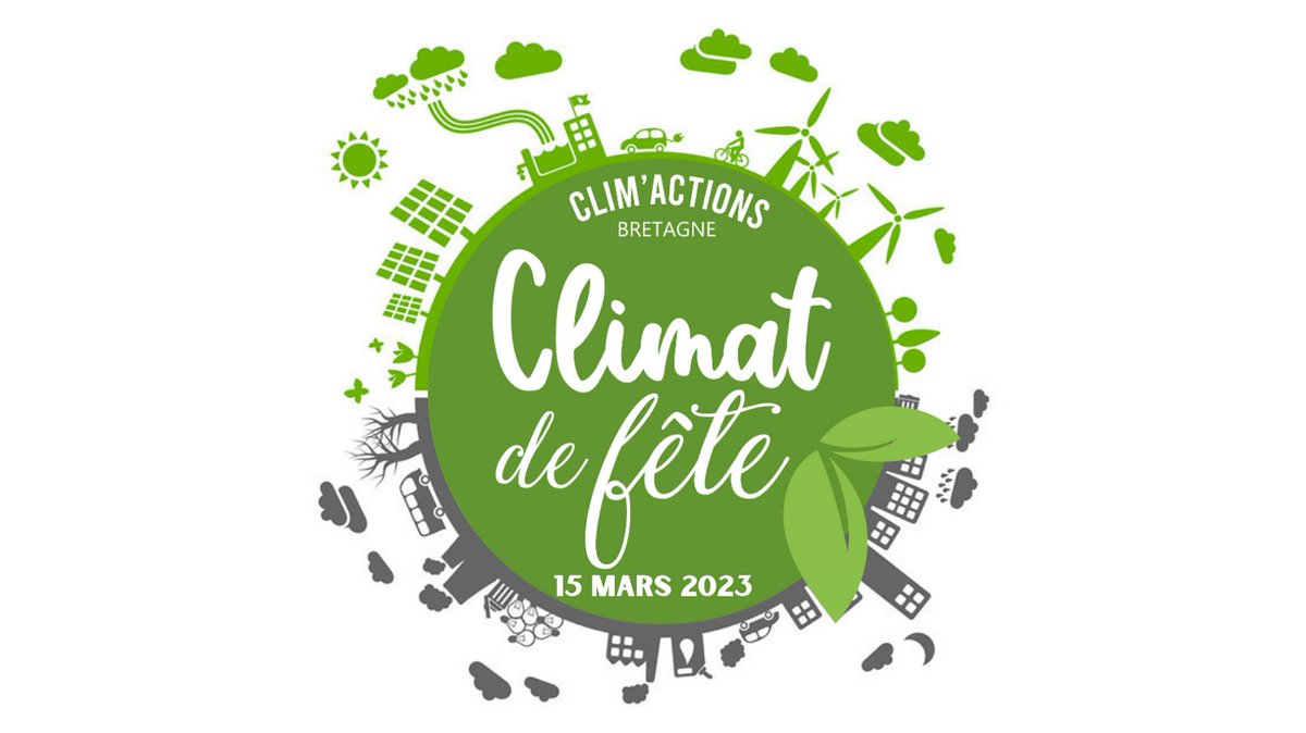 Climat de fête le 15 mars 2023 à #Vannes . Mobilisons nous pour le #Climat ! climactions-bretagne.bzh/climat-de-fete…   <a href="/regionbretagne/">Région Bretagne</a>  <a href="/GMVagglo/">GMVagglomeration</a> <a href="/MairieDeVannes/">Mairie de Vannes</a> <a href="/LorientAgglo/">Lorient Agglo</a> <a href="/QuestembertCom/">Questembert Communauté</a> <a href="/MorbihanEnergie/">Morbihan Energies</a> <a href="/CCI_du_Morbihan/">CCI du Morbihan</a> <a href="/FNEasso/">📦🦋 France Nature Environnement</a> <a href="/FNEbretagne/">FNE-Bretagne 🦔</a> @BreizhALEC  #climactions #bretagne